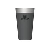 Stanley Adventure Stacking Beer Pint 0.47L - Mantiene Le Bevande Fresche Per 4 Ore - Pinta Di Birra In Acciaio Inossidabile - Lavabile In Lavastoviglie - Charcoal