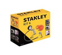 Stanley Air Tool Kit 6pc Pistola Gonfiatore 3pc Tubo a Spirale 5m SAC9045717