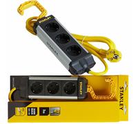 Stanley ALU 3M Multipresa 3 Vie Con Gancio Di Sospensione IP20