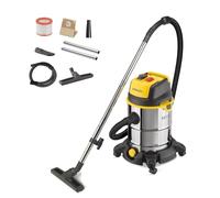 Aspirapolvere aspiraliquidi Stanley SXVC30XTDE - aspiratore con bidone 30 lt, 1600 watt