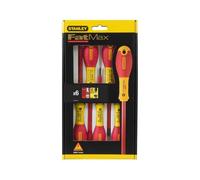 STANLEY Assortimento di 6 Giraviti FatMax Isolati Con Impronta