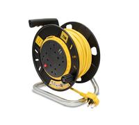 Stanley Avvolgicavo Elettrico Aperto 240V 13A 4 Prese 2 USB 25M STEC25M2USB