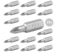 STANLEY Bit Bits Inserto per bit TORX T20 T25 T30 PH PZ Langbit 1/4" Set...