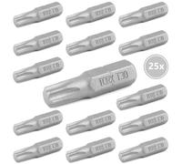 STANLEY Bit Bits Inserto per bit TORX T20 T25 T30 PH PZ Langbit 1/4" Set...