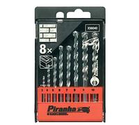 Stanley Black & Decker 8014211062148 Piranha X56040 Cassetta 8 Punte Zincate, Multicolore