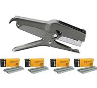 Stanley Bostitch B8 Heavy Duty pinzatrice (grigio) con 4 scatole da 1/10,2 cm punti metallici