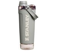 Stanley bottiglia shaker 590 ml, contenitore in acciaio inox isolato, tenuta stagna, base e coperchio a flusso rapido, frullati proteici e polvere pre allenamento, senza BPA
