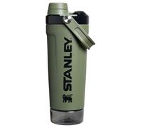 Stanley Bottiglia shaker da 590 ml, a tenuta stagna, in acciaio inox, con coperchio a flusso rapido, senza BPA, pino essiccato