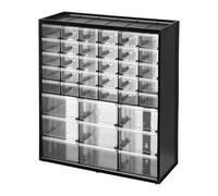 STANLEY Cassetta multiuso con 39 cassetti, 1-93-981 | Telaio in resina resistente, montabile a parete, impilabile per un sistema di stoccaggio modulare completo.