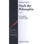 Stanley Cavell Nach der Philosophie (Copertina rigida)