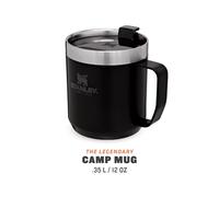 Stanley CLASSIC LEGENDARY CAMP MUG 12oz /350ml Matte Black Pebble