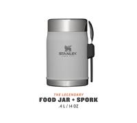 Stanley CLASSIC LEGENDARY FOOD JAR + SPORK 14oz /400ml Ash