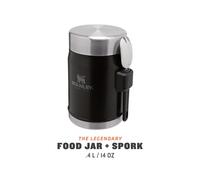 Stanley CLASSIC LEGENDARY FOOD JAR + SPORK 14oz /400ml Matte Black Pebble