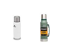 Stanley Classic Legendary Thermos 1L - Mantiene la Temperatura 24 Ore (Caldo/Freddo) & Adventure Thermos 1L - Mantiene il Caldo o il Freddo per 24 Ore (Caldo/Freddo)