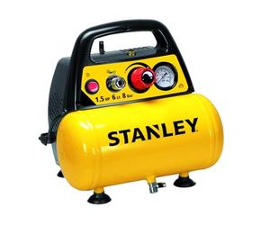 Stanley Compressore piccolo DN 200/8/6 1,5 HP 8 Bar, leggero ed estremamente portatile, ideale per uso domestico o artigianato