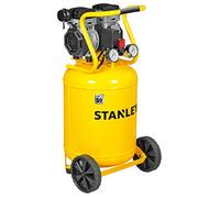 STANLEY Compressore Siltek Verticale Silenzioso 1,3HP, Giallo, 39 x 39 x 87 Cm