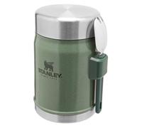Stanley - Contenitore termico per alimenti - The Legendary Food Jar + Spork 0.4L Hammertone Green - Verde