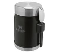 Stanley - Contenitore termico per alimenti - The Legendary Food Jar + Spork 0.4L Matte Black - Nero