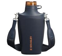 Stanley Cross Bottle | Borraccia da viaggio con cinturino jacquard, coperchio in Tritan a tenuta stagna con cannuccia rimovibile, borraccia termica in acciaio inox, senza BPA, Twilight VRT