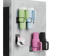 Stanley Cup - Set di 3 supporti magnetici per 4 bicchieri e coperchi, organizer con coperchio per frigorifero e parete, porta accessori per bicchieri Stanley da 40 oz