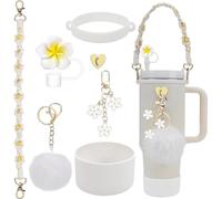 Stanley Cup Set di Accessori, Set di Accessori Stanley Cup, Stanley Cup Accessori, Tappo Stanley Cup, Cinghie per Manico per Bottiglia d'Acqua per Tazza Stanley