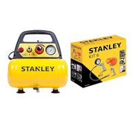 Stanley D 200 Compressore 6 Lt 1,5Hp, Pressione Max 8 Bar/116 Ps, Rumorosit 97