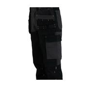 STANLEY Dixon Pantaloni da Lavoro Slim Fit, Grigio/Nero, Vita 34 pollici