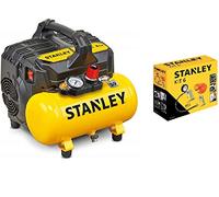 STANLEY DST 100/8/6 - Compressore Silenzioso (59dB) + KIT 6 STANLEY