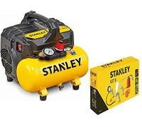 STANLEY DST 100/8/6 - Compressore Silenzioso (59dB) + KIT 8 STANLEY