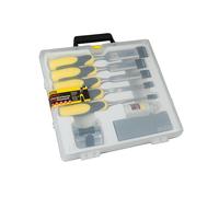 Stanley Set 5 scalpelli per legno 5-16-421 Dynagrip con Strike Cap