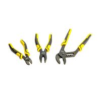 Stanley Dynagrip Set di Pinze 3 Pezzi Pompa Acqua Combinazione & Laterale Tagli