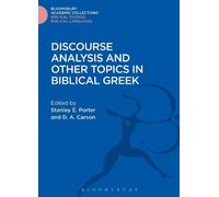 Stanley E. Port Discourse Analysis and Other Topics in Biblic (Copertina rigida)