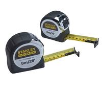 Stanley Fatmax Cromato Tasca Nastri 5m/16ft & 8m/7.9m (Pacco Doppio) STA043041