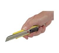Stanley FatMax Cutter 18mm Professionale, Lame Resistenti, Ergon 421