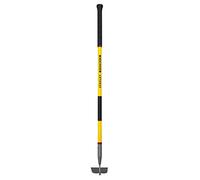 Stanley FATMAX Fiberglass Garden Hoe Zappa da Giardino, Giallo, Nero, Grigio - N