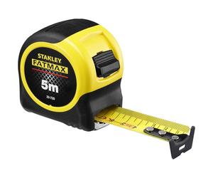 STANLEY FATMAX Flessometro 5m con BladeArmor, 0-33-720 | Larghezza 32 mm, nastro resistente, sfilo di 4,2 m per lavoro in autonomia, gancio Tru-Zero, precisione Classe II