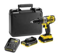 Stanley Fatmax FMC625D2-QW Trapano Avvitatore A Percussione 108 W, Nero Giallo, 23 x 5.5 x 22 cm 1.8 Kg