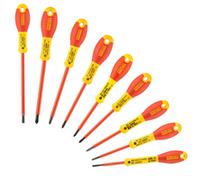 Gioco di 10 cacciaviti - Stanley Fatmax - FMHT62573-0 - Isolato 1000V - Elettricista + Phillips + Pozidriv + Testor