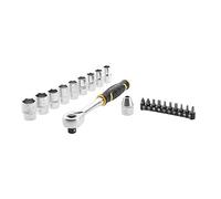 Stanley Set Chiavi A Bussola 1 2" 21 Pezzi Nero Fmmt82681-0