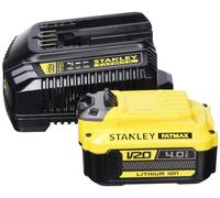 Stanley FatMax Kit di avviamento batteria SFMCB14M1 (18 Volt, 4,0 Ah, per l'ingr