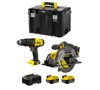 STANLEY FatMax Kit SVK211 (SFMCD711 + SFMCS500 + 2 x 4,0 Ah + Caricabatteria + TSTAK VI)