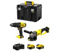 STANLEY FatMax Kit SVK213 (SFMCD711 + SFMCG400 + 2 x 4,0 Ah + Caricabatteria + TSTAK VI)