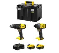 STANLEY FatMax Kit SVK215 (SFMCD711 + SFMCF800 + 2 x 4,0 Ah + Caricabatteria + TSTAK VI)