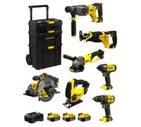 STANLEY FatMax Kit SVK705 (SFMCH900 + SFMCG400 + SFMCD720 + SFMCF800 + SFMCS500