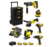 STANLEY FatMax Kit SVK706 (SFMCH900 + SFMCG400 + SFMCD711 + SFMCF800 + SFMCS500