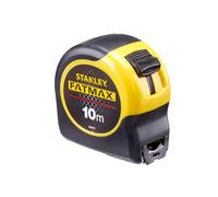 STANLEY FATMAX Metro a nastro classico metrico 10m, BladeArmour, 0-33-811 | Lama resistente a lunga durata, portata estesa di 4,2m quando si lavora da soli, gancio Tru-Zero, precisione di classe II