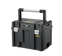 STANLEY FATMAX Organizzatore profondo Pro-Stack, FMST1-75796 | Impilabile con altri moduli Pro-Stack, capacità di carico 20kg, volume 22,4L, chiusure e cerniere in metallo antiruggine