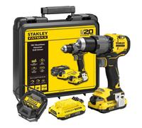 STANLEY FATMAX SFMCD726D2K-QW - Kit Trapano Battente 18V Brushless 2 batterie