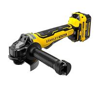 Stanley SFMCG700M2K-QW Mini Smerigliatrice 125mm + Batteria Brushless V20 Li-Ion 18V + Caricatore 2A + Valigetta