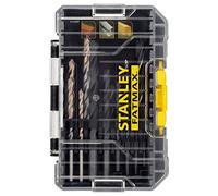 STANLEY FATMAX STA88561-XJ Set per Forare Muratura, Metallo e Legno da 14 Pezzi
